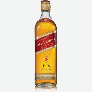 Виски «Johnnie Walker Red Label», 1 л, 40 %, Шотландия