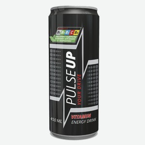 Энергетический напиток PULSEUP Drive; Mojito fresh energy; Energy 0,45л пэт