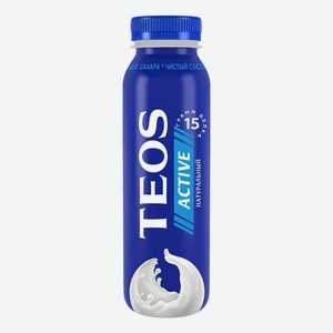 Йогурт Савушкин Teos Active питьевой натуральный  2%, 260г.