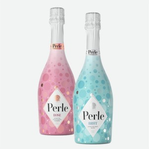 Вино игристое  Ла Петит  ПЕРЛЕ, розовое полусладкое/белое брют 0,75л
