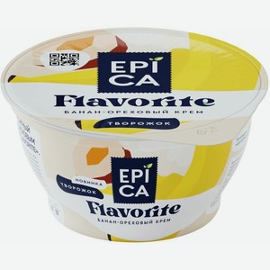 Десерт творожный Epica Flavorite Банан-Ореховый крем 7.6% 130г