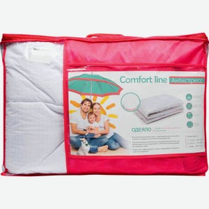 Одеяло 2-спальное Comfort line Антистресс классическое микрофибра с карбоновой нитью, 173×205 см