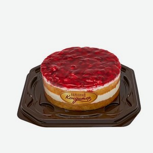 Торт Пломбир-клубника Народный Кондитер, 0,6 кг