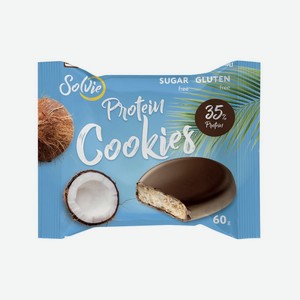 Печенье <Protein cookies> протеин кокос с кокос струж глазир мол шок б/сахара 60г Россия