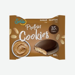 Печенье <Protein cookies> протеин арах глазир мол шок б/сахара 60г Россия