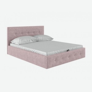 Кровать с подъемным механизмом Колумбия ПМ Розовый, велюр 140х200 см