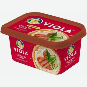 Сыр Valio Виола плавленый с колбасками гриль 400г