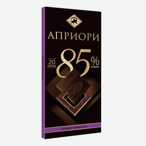 Шоколад Априори Горький 85% какао, 100г Россия