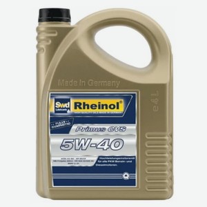 Масло моторное SWD Rheinol Primus CVS 5W-40 синтетическое, 4л Германия