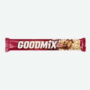 Батончик Goodmix шоколадный со вкусом попкорна с начинкой с хрустящей вафлей 45 г