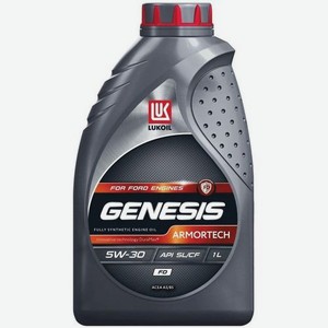 Моторное масло LUKOIL Genesis Armortech FD, 5W-30, 1л, синтетическое [3149867]