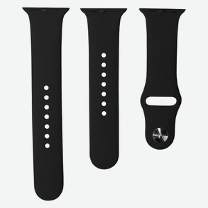 Ремешок Sumdex для Apple Watch, силикон, черный (WBI-001BK)