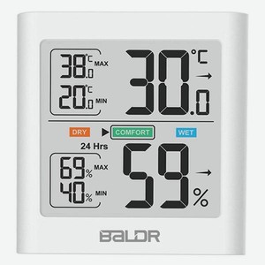 Термогигрометр BALDR B0135TH White