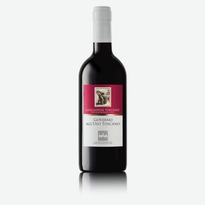 Вино Cantina Scansano Governo All Uso Toscano Sangiovese красное полусухое, 0.75л Италия