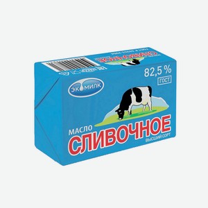 БЗМЖ Масло сливочное традиционное Экомилк 82,5% 100г