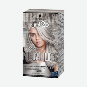 Крем - краска для волос Got2B Metallics 71 Серебристый металлик