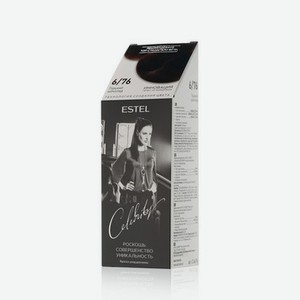Краска - уход Estel Celebrity для волос 6/76 Горький шоколад