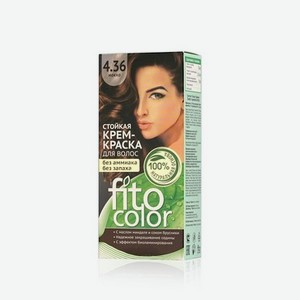 Стойкая крем - краска ФИТОкосметик FitoColor для волос 4.36 Мокко 125мл