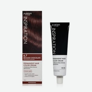Стойкая крем - краска для волос Concept Fusion Inspiration 6.7 Belgian Chocolate ( Бельгийский шоколад ) 100мл