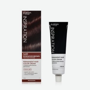 Стойкая крем - краска для волос Concept Fusion Inspiration 5.01 Rosewood Brown ( Коричневый палисандр ) 100мл