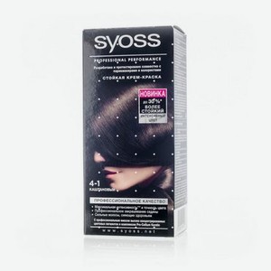 Крем - краска Syoss Color стойкая для волос 4-1 Каштановый 50мл