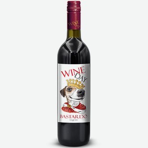 Вино Бастардо красное сухое 12% 0,75л ВайнДэй /Россия/