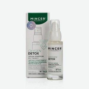 Крем - сыворотка для лица Mincer Pharma Oxygen Detox   регенерирующая   30мл