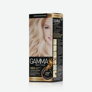 Стойкая крем - краска GAMMA для волос 9.3 Солнечный Блонд