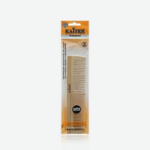Расческа - гребень для волос Kaizer деревянная комбинированная 190мм