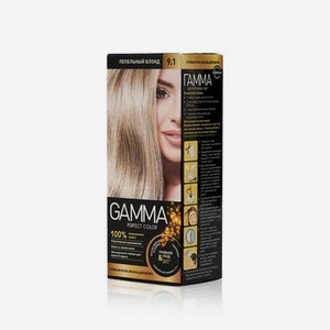 Стойкая крем - краска GAMMA для волос 9.1 Пепельный блонд