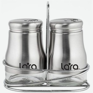 Набор аксессуаров для специй LARA LR08-06, серебристый, предметов: 3шт
