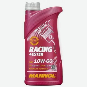 Моторное масло MANNOL 7902 Racing+Ester, 10W-60, 1л, синтетическое [4036]