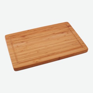 Разделочная доска кухонная бамбук 30*20*1,6см, 0,8 кг
