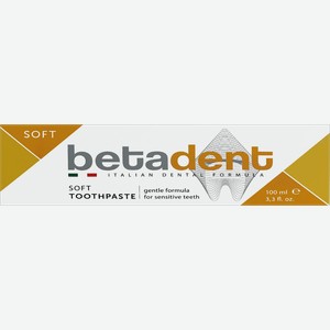 Зубная паста укрепляющая Бетадент чувствительные зубы десна Бетафарма к/у, 100 мл