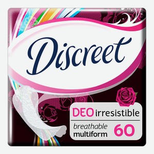Прокладки ежедневные Discreet Alldays Deo Irresistible, 60 шт