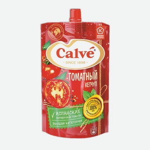 Кетчуп Кальве томатный 350г