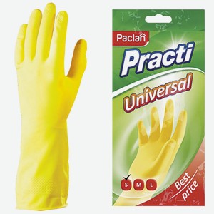 Перчатки резиновые Paclan Universal, S