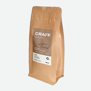 Кофе зерновое CRAFF Trend, 250г
