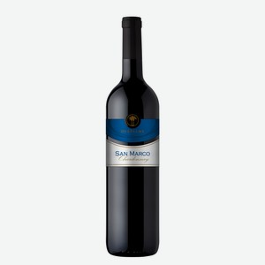 Вино San Marco Chardonnay белое полусухое, 0.75л Италия