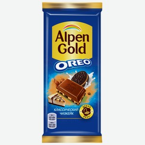 Шоколад Alpen Gold Oreo классический чизкейк, 90г Россия