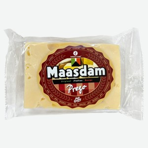 Сыр «Азбука сыра» Маасдам 45% БЗМЖ, 200 г