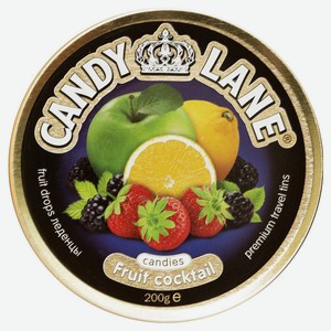 Леденцы Candy Lane Фруктовый коктейль, 200 г