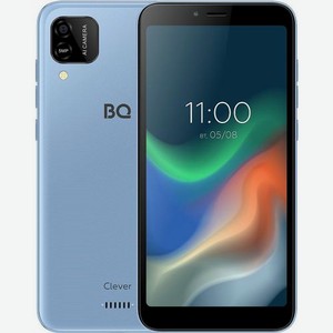 Смартфон BQ Clever 3/16Gb, 5765L, небесно-голубой