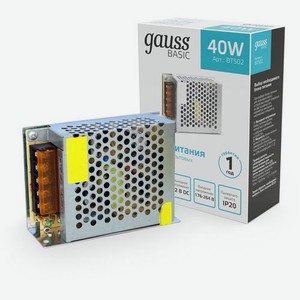 Блок питания GAUSS Basic для светодиодных лент [bt502]