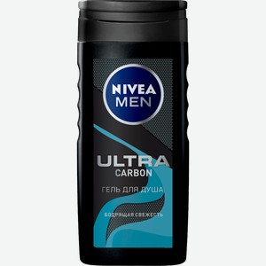 Гель для душа Nivea Men Ultra Carbon 250мл