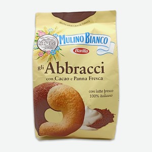 Печенье Mulino Bianco Abbracchi с какао и сливками 350 гр