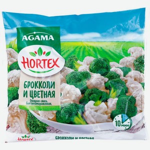 Смесь овощная Аgama Hortex брокколи цветная капуста 400г