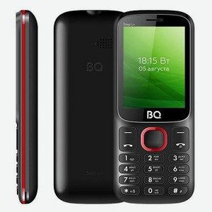 Сотовый телефон BQ Step L+ 2440, черный/красный