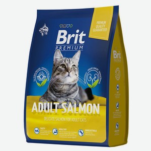 Корм для взрослых кошек Brit лосось, 400 г