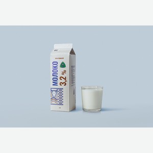 Молоко Вологодское 3,2%, 1 л